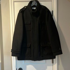 Calvin Klein wool style pea coat